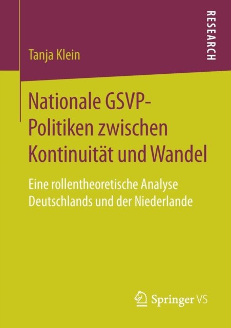 Nationale GSVP-Politiken zwischen Kontinuitat und Wandel