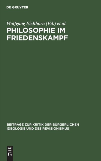 Philosophie Im Friedenskampf