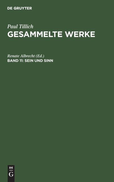 Sein Und Sinn