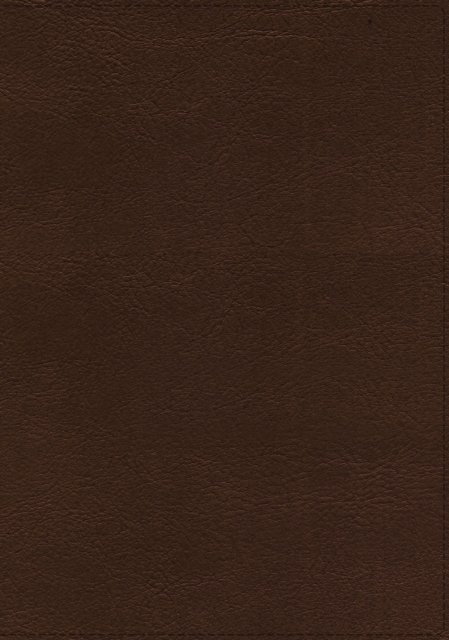 NASB, Thompson Chain-Reference Bible, Leathersoft, Brown, Red Letter, 1977 Text, Thumb Indexed