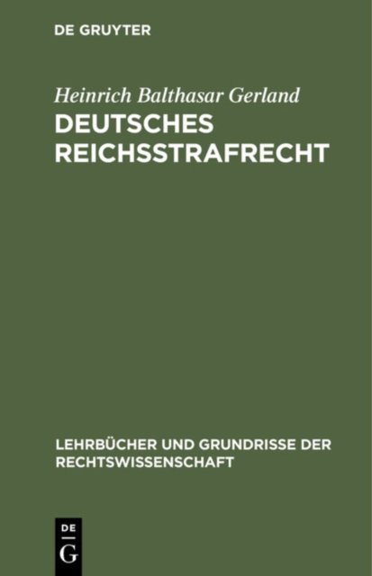 Deutsches Reichsstrafrecht