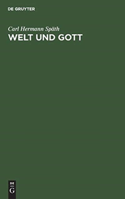 Welt Und Gott