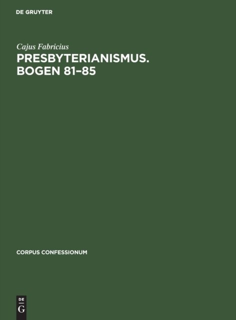 Presbyterianismus. Bogen 81-85