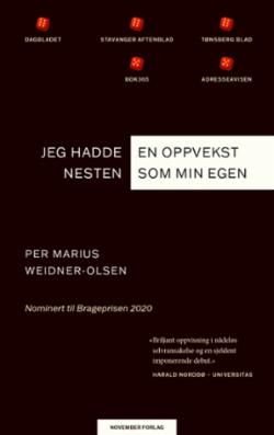 Jeg hadde en oppvekst nesten som min egen - roman