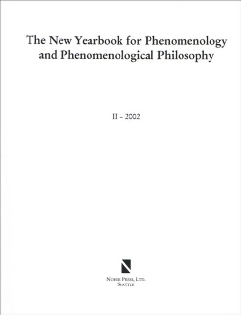 The New Yearbook for Phenomenology and Phenomenological Philosophy