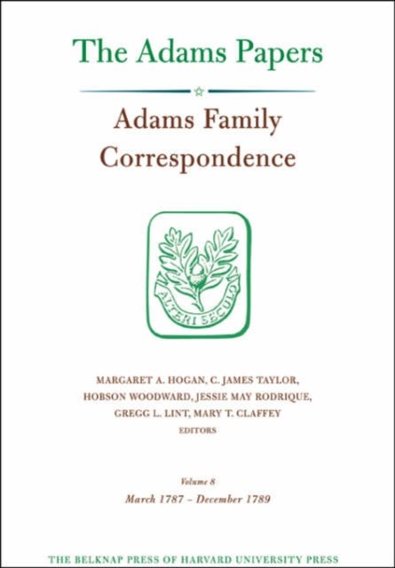 Adams Family Correspondence, Volume 8