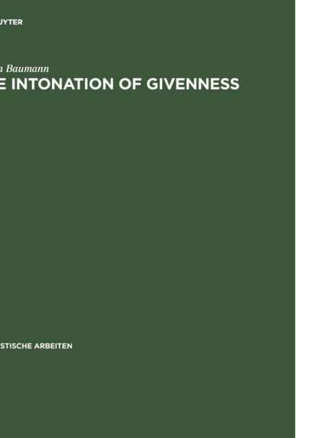 The Intonation of Givenness