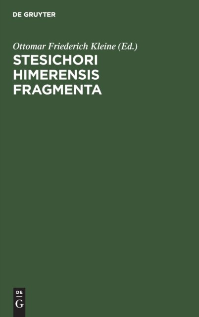 Stesichori Himerensis Fragmenta