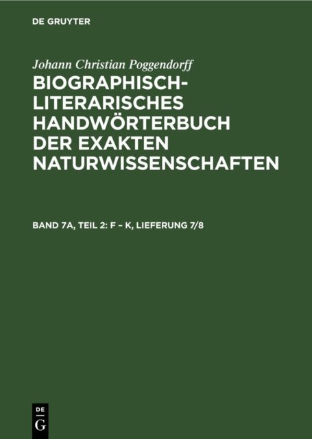 F - K, Lieferung 7/8