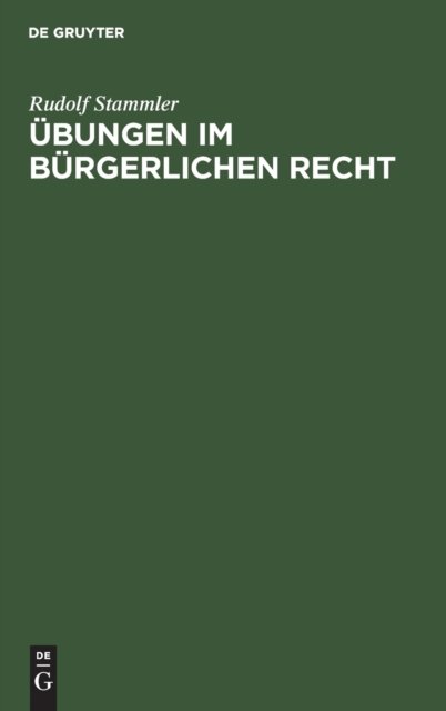 Ubungen Im Burgerlichen Recht