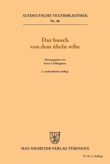 Daz buoch von dem ubeln wibe