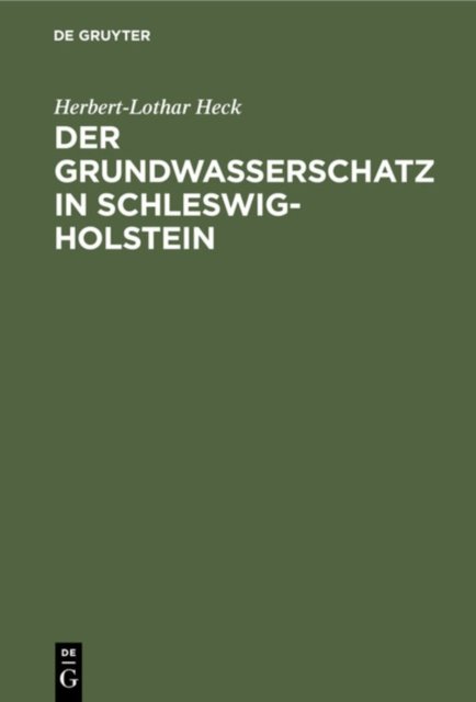 Der Grundwasserschatz in Schleswig-Holstein