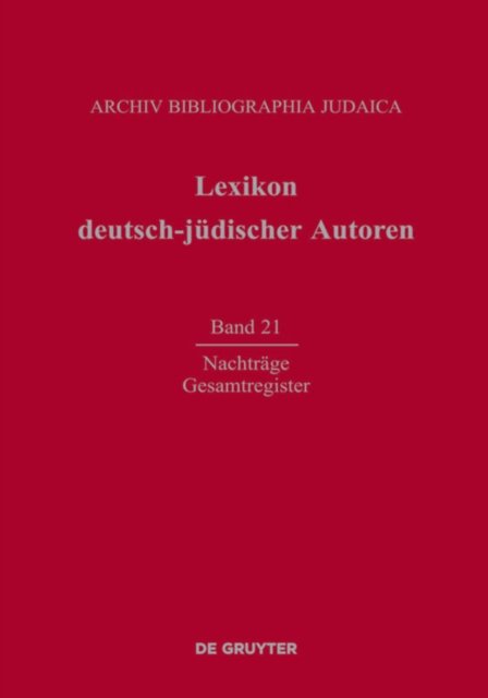 Nachtrage Und Gesamtregister