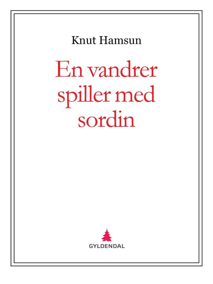En vandrer spiller med sordin