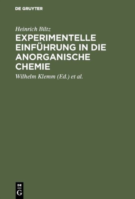 Experimentelle Einführung in Die Anorganische Chemie