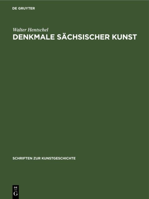 Denkmale Sachsischer Kunst