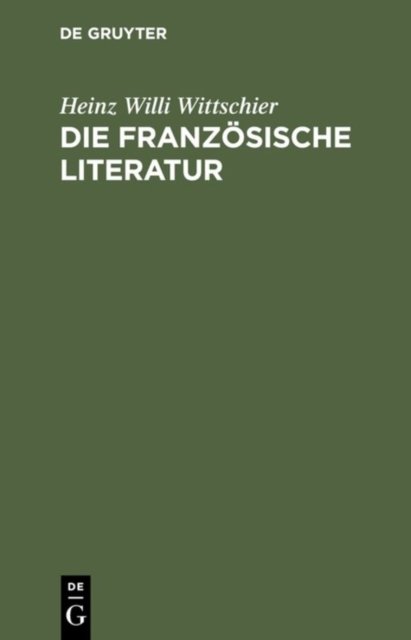 französische Literatur
