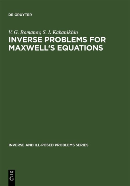 Inverse Problems for Maxwell''s Equations