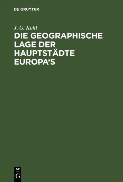Die Geographische Lage Der Hauptstadte Europa's