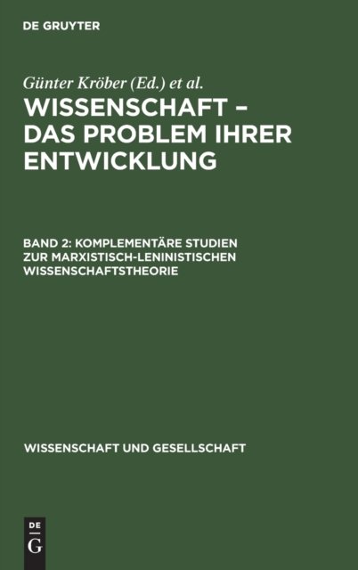 Komplementare Studien Zur Marxistisch-Leninistischen Wissenschaftstheorie