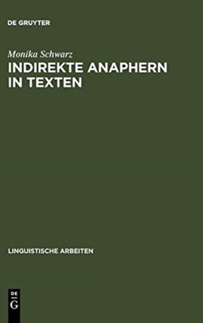 Indirekte Anaphern in Texten