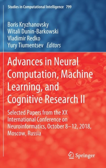 Advances in Neural Computation, Machine Learning, and Cognitive Research II