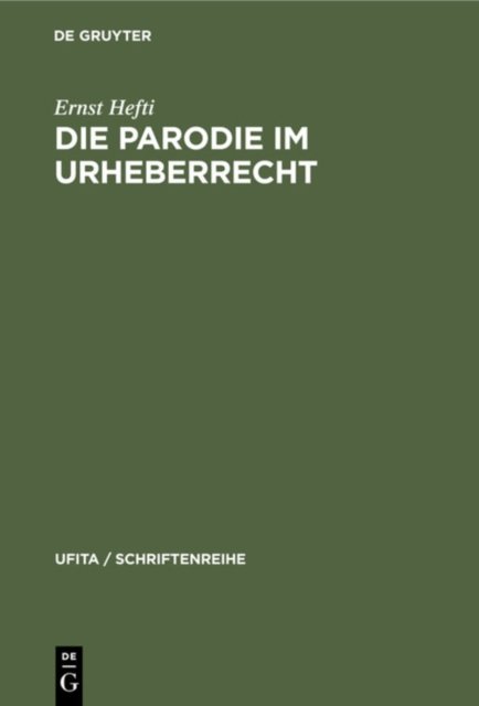Die Parodie Im Urheberrecht