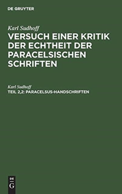 Paracelsus-Handschriften