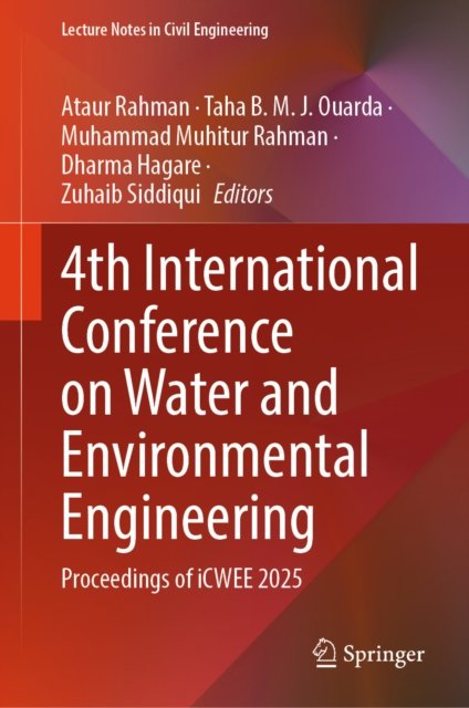 4th International Conference on Water and Environmental Engineering