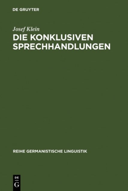 konklusiven Sprechhandlungen