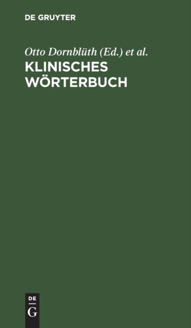 Klinisches Worterbuch