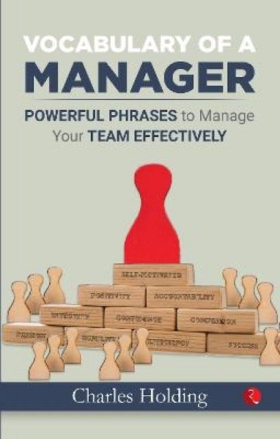VOCABULARY OF A MANAGER