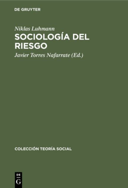 Sociologia del Riesgo