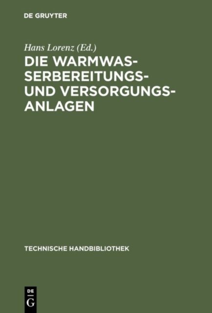 Warmwasserbereitungs- und Versorgungsanlagen