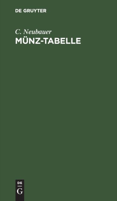 Munz-Tabelle