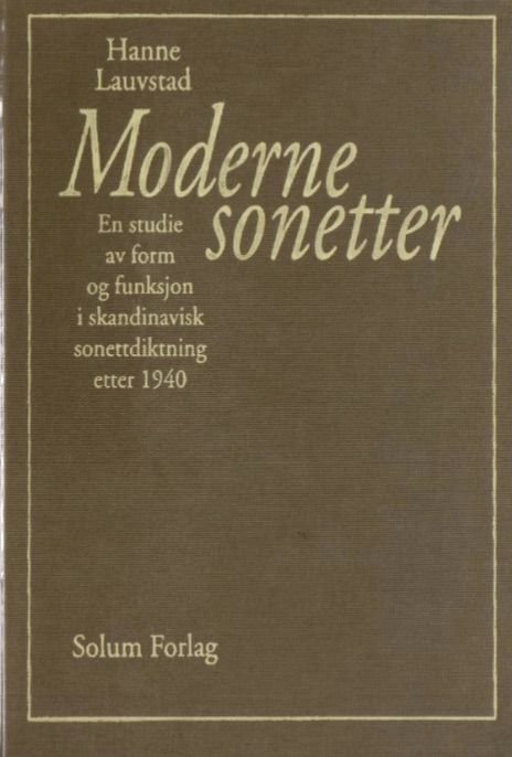 Moderne sonetter