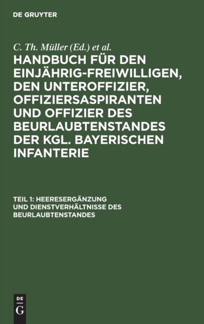 Heereserganzung Und Dienstverhaltnisse Des Beurlaubtenstandes