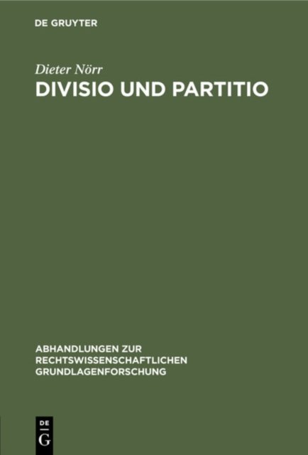 Divisio Und Partitio