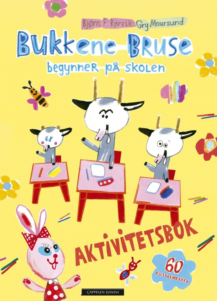 Bukkene Bruse begynner på skolen - aktivitetsbok