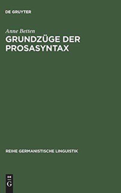 Grundzuge der Prosasyntax