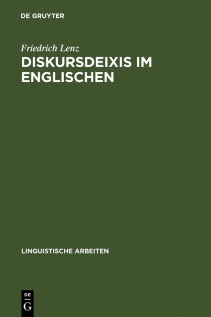 Diskursdeixis Im Englischen