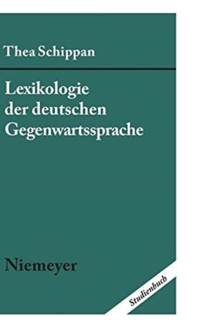 Lexikologie Der Deutschen Gegenwartssprache
