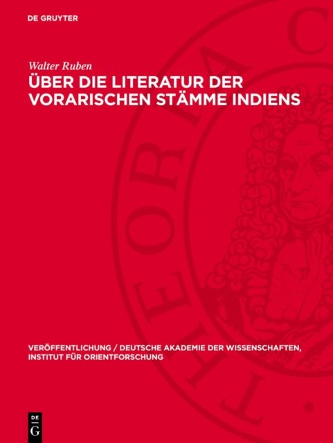 Uber Die Literatur Der Vorarischen Stamme Indiens