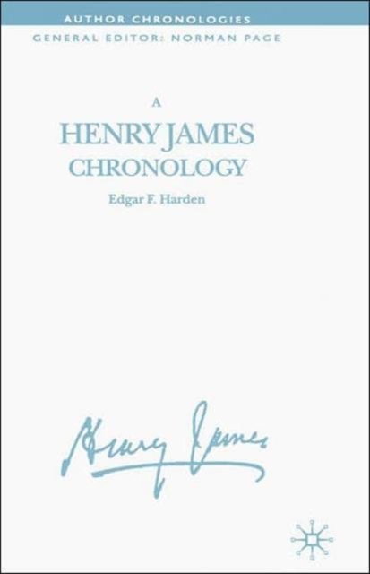 A Henry James Chronology