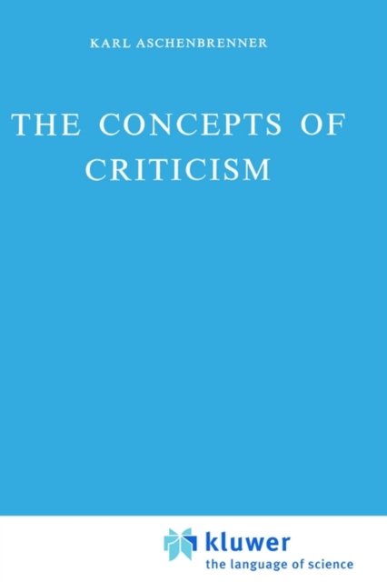The Concepts of Criticism