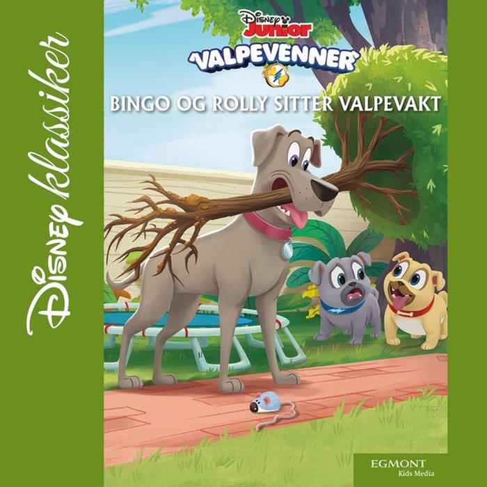 Bingo og Rolly sitter valpevakt