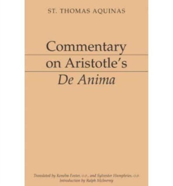 Commentary on Aristotle`s De Anima