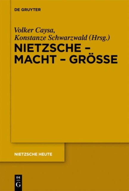 Nietzsche - Macht - Große