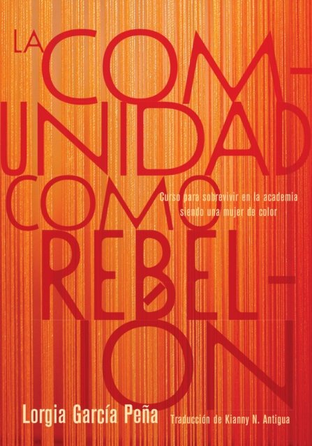 La comunidad como rebelión