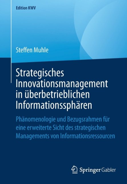 Strategisches Innovationsmanagement in uberbetrieblichen Informationsspharen